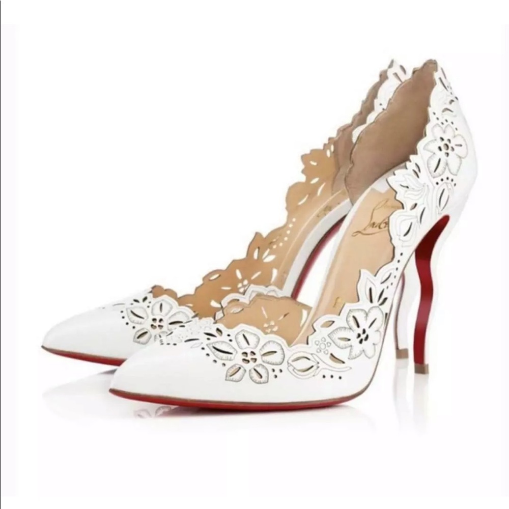 Christian Louboutin Beloved 120 Patent Leather D'Orsay Pumps